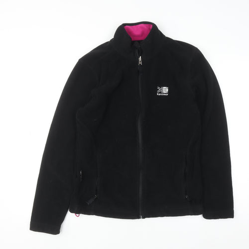 Karrimor Women's Black Full Zip Fleece Sweatshirt Size 10