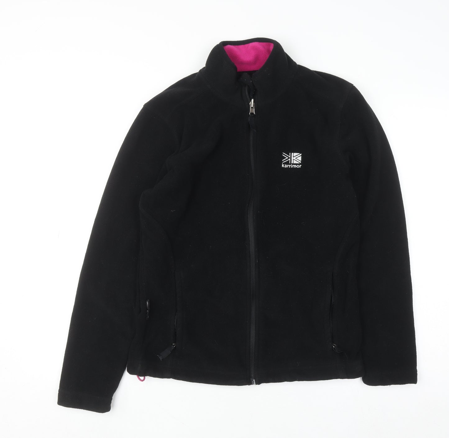 Karrimor Women's Black Full Zip Fleece Sweatshirt Size 10