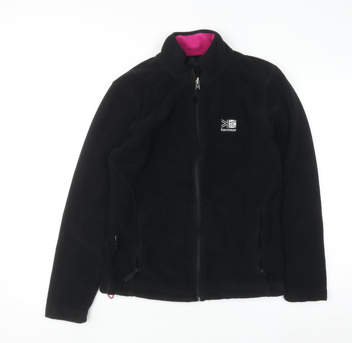 Karrimor Women's Black Full Zip Fleece Sweatshirt Size 10