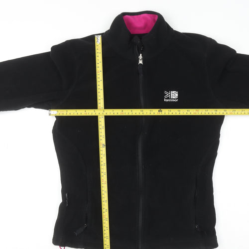 Karrimor Women's Black Full Zip Fleece Sweatshirt Size 10