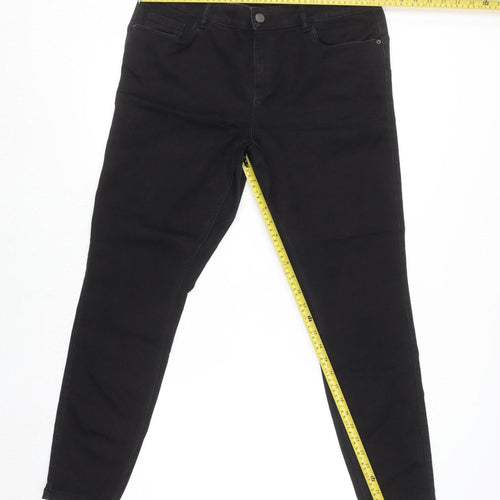 Vero Moda Women’s Black Denim Skinny Jeans XL 30in Stretch