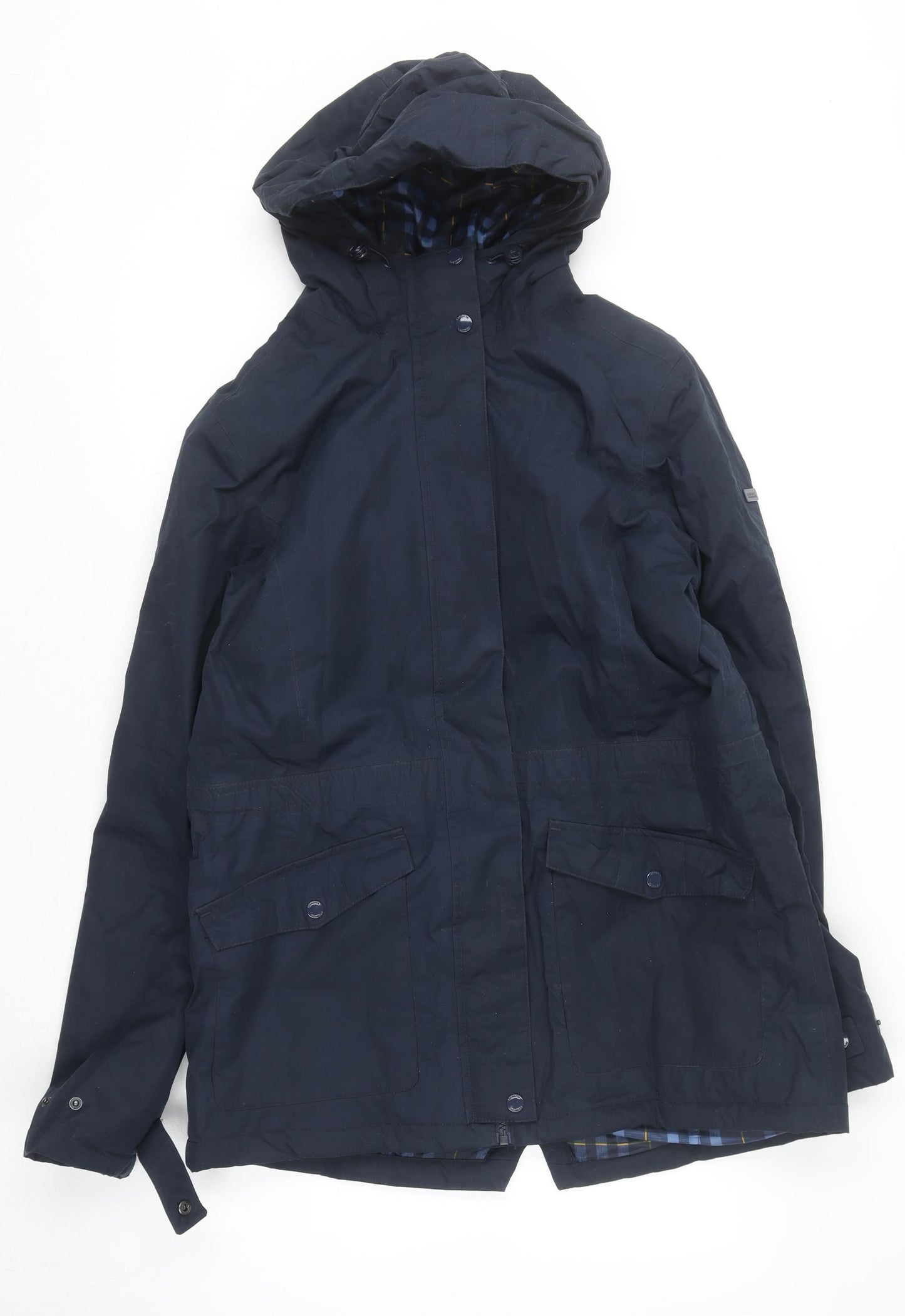 Regatta Womens Blue Waterproof Hooded Parka Jacket UK 12