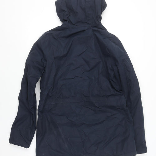 Regatta Womens Blue Waterproof Hooded Parka Jacket UK 12