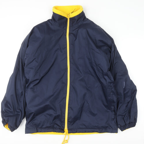 Result Mens Blue Full Zip Fleece Lined Windproof Sweatshirt Size S