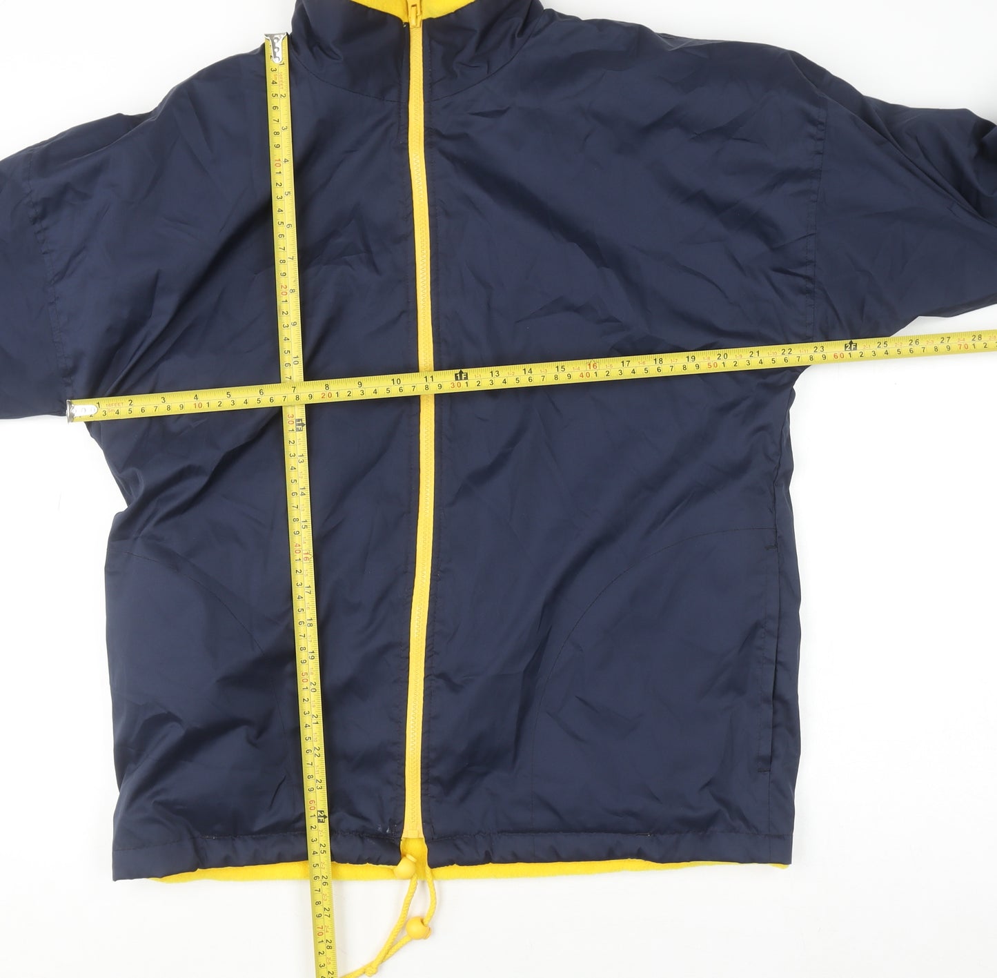 Result Mens Blue Full Zip Fleece Lined Windproof Sweatshirt Size S