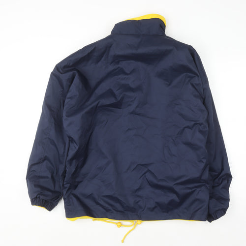 Result Mens Blue Full Zip Fleece Lined Windproof Sweatshirt Size S