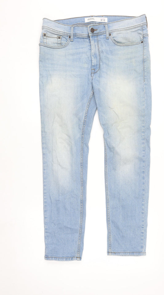Burton Menswear London Light Blue Skinny Jeans W34 L30