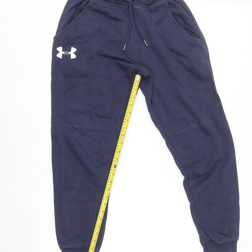 Under Armour Men's Blue Fitted ColdGear Track Pants Size M