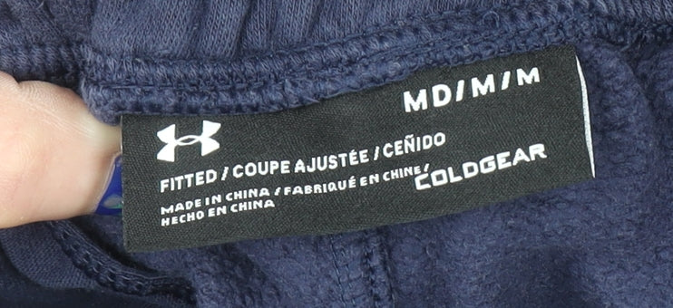 Under Armour Men's Blue Fitted ColdGear Track Pants Size M