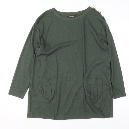 Dunnes Women’s Green Long Sleeve Tunic Top L