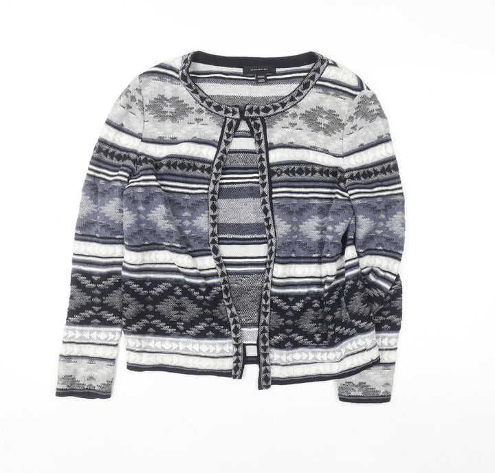 Atmosphere Women’s Multicoloured Fair Isle Knit Cardigan Size M