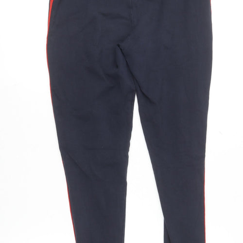 Diesel Womens Blue Stripe Leggings Size M Slim Fit Activewear