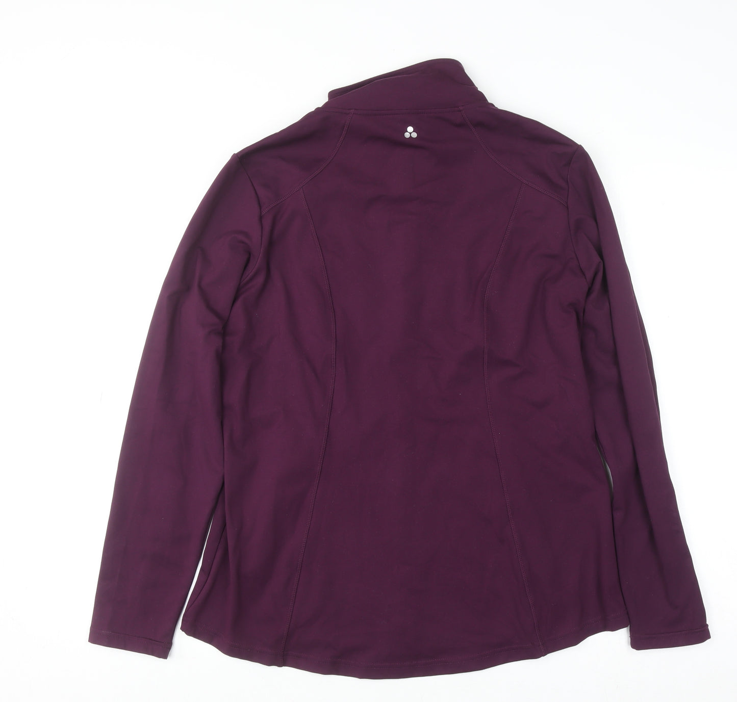Dunnes Stores Womens Purple Size 16 Track Jacket Full Zip Lightweight Activewear