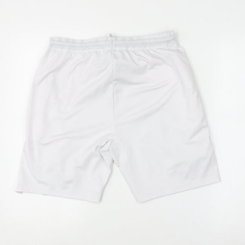 MAN Active Men’s White Regular Fit Sweat Shorts Size M