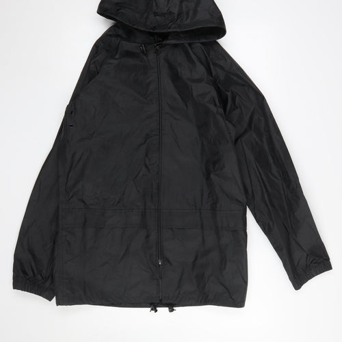 Regatta Men’s Black S Lightweight Hooded Windbreaker Jacket