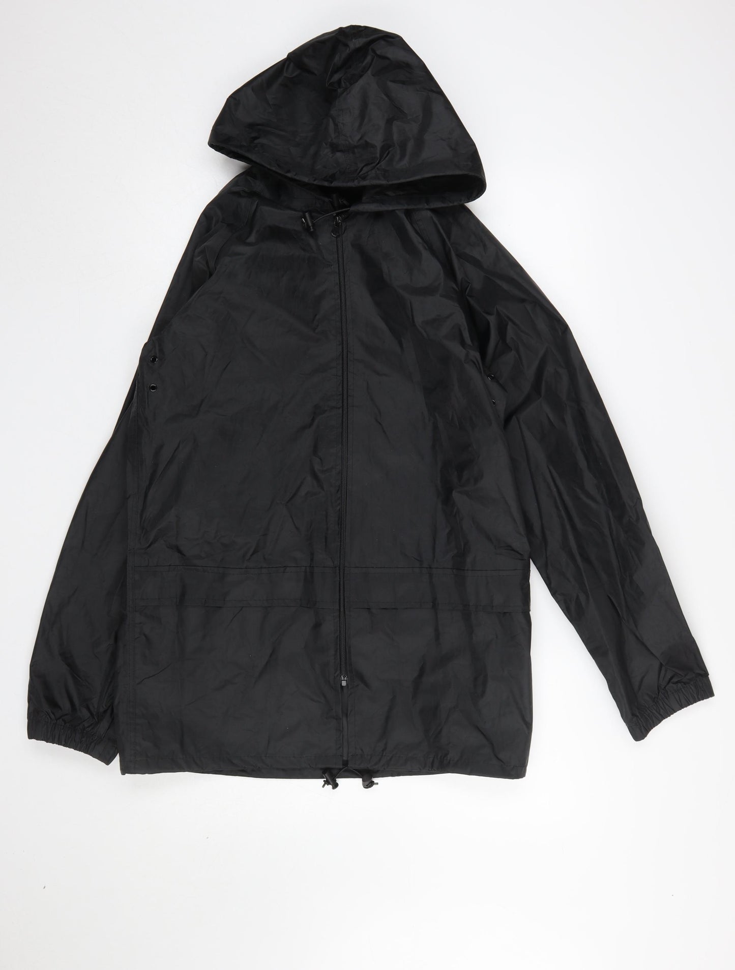 Regatta Men’s Black S Lightweight Hooded Windbreaker Jacket