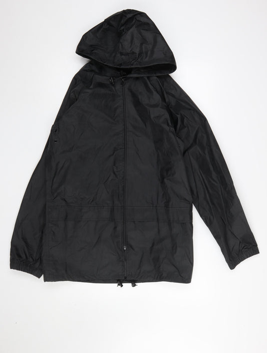 Regatta Men’s Black S Lightweight Hooded Windbreaker Jacket