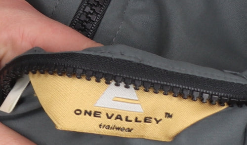 One Valley Men’s Grey Full Zip Padded Bodywarmer Waistcoat S