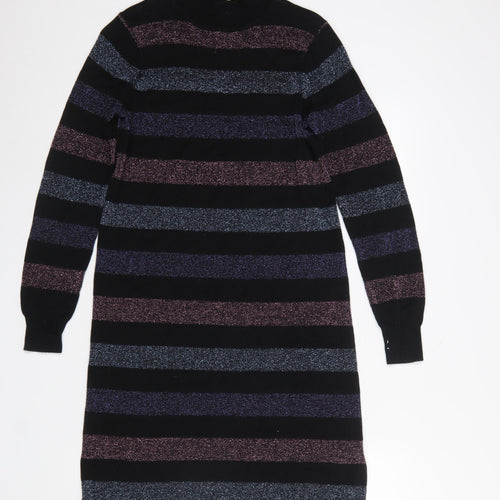 Sugarhill Brighton Women Multicoloured Size 8 Striped Jumper Dress
