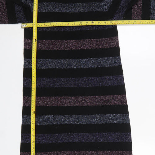 Sugarhill Brighton Women Multicoloured Size 8 Striped Jumper Dress