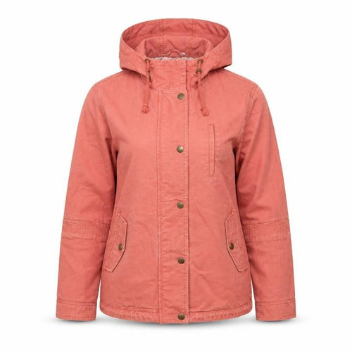 Marks and Spencer Women's Pink Hooded Cotton Anorak Jacket Size 10