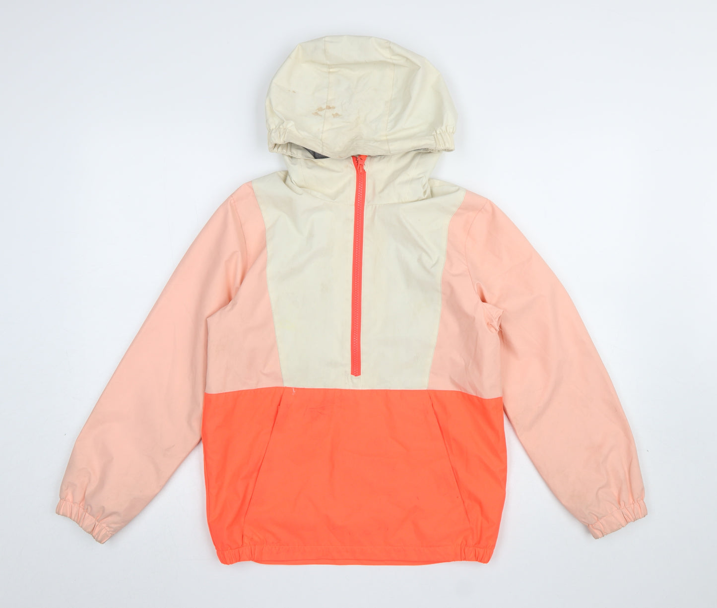 Mountain Warehouse Girls Multicoloured 11-12 Years Anorak Hooded Water Resistant Jacket