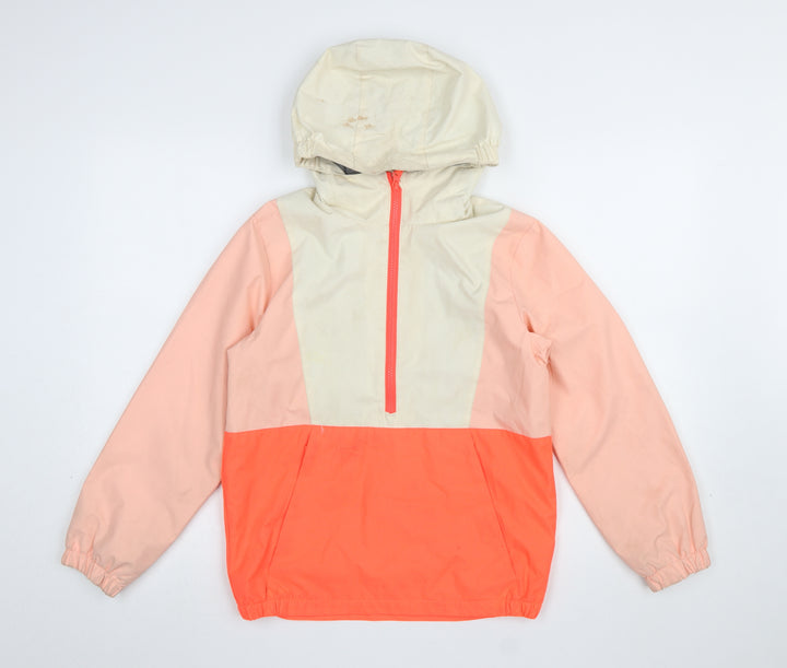 Mountain Warehouse Girls Multicoloured 11-12 Years Anorak Hooded Water Resistant Jacket
