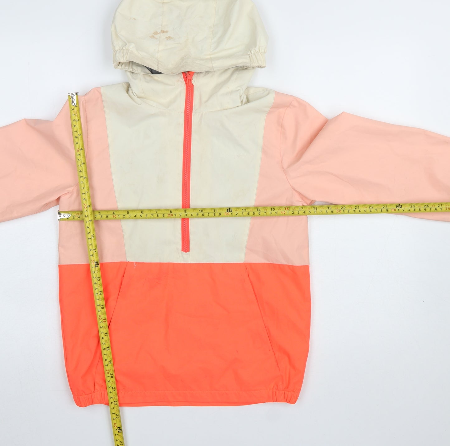 Mountain Warehouse Girls Multicoloured 11-12 Years Anorak Hooded Water Resistant Jacket