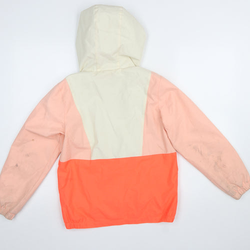 Mountain Warehouse Girls Multicoloured 11-12 Years Anorak Hooded Water Resistant Jacket