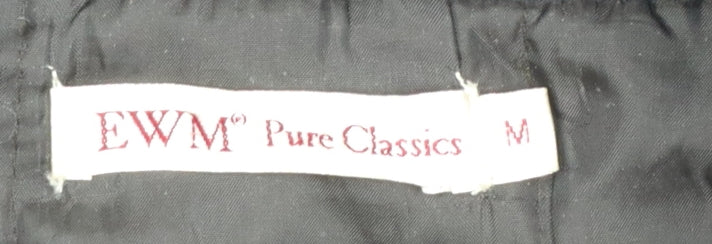 EWM Men’s Black Fleece Zip Jacket M Regular Fit Outdoor Warm