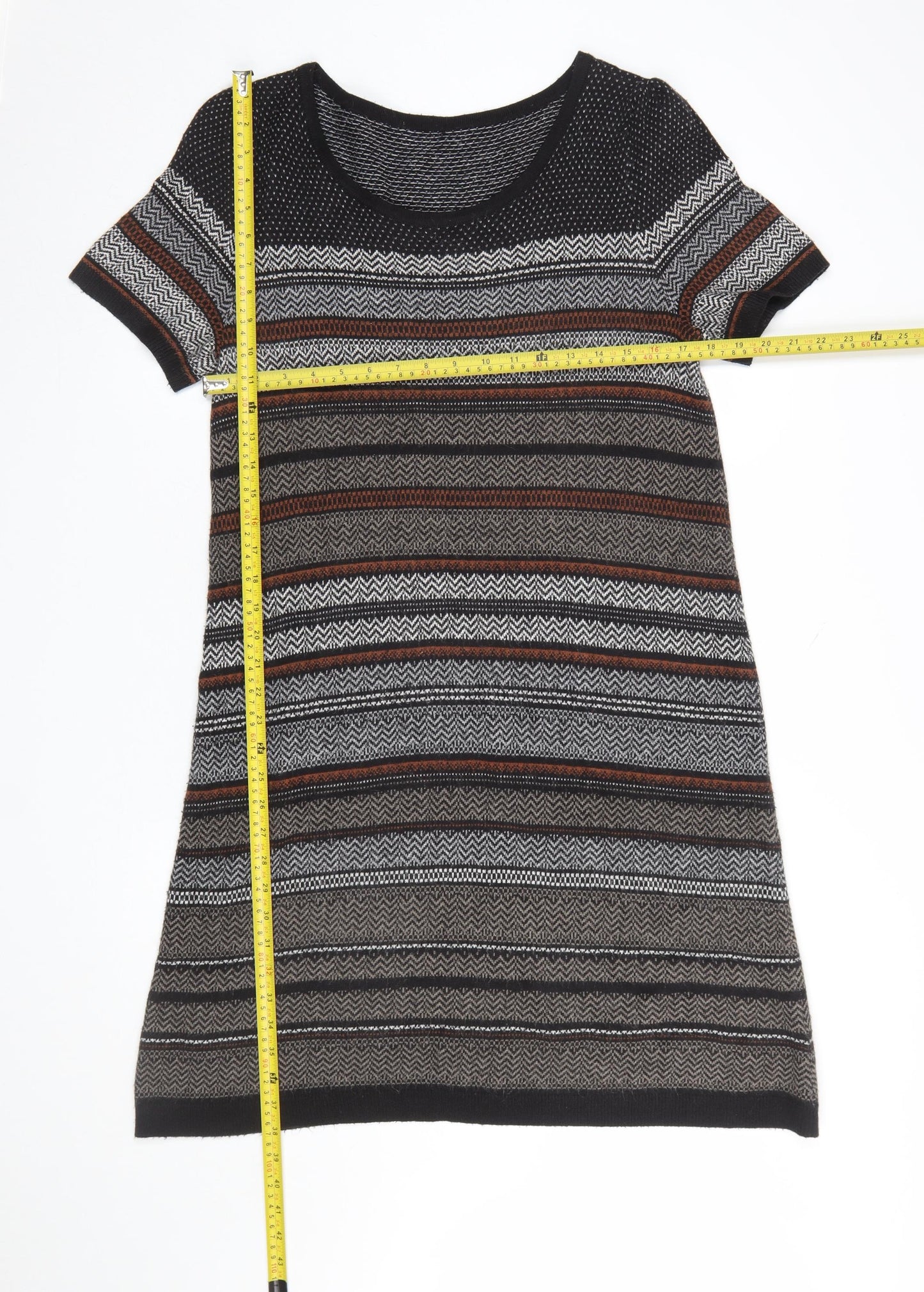 Marks and Spencer Women’s Multicoloured Knit Shift Dress Size 16