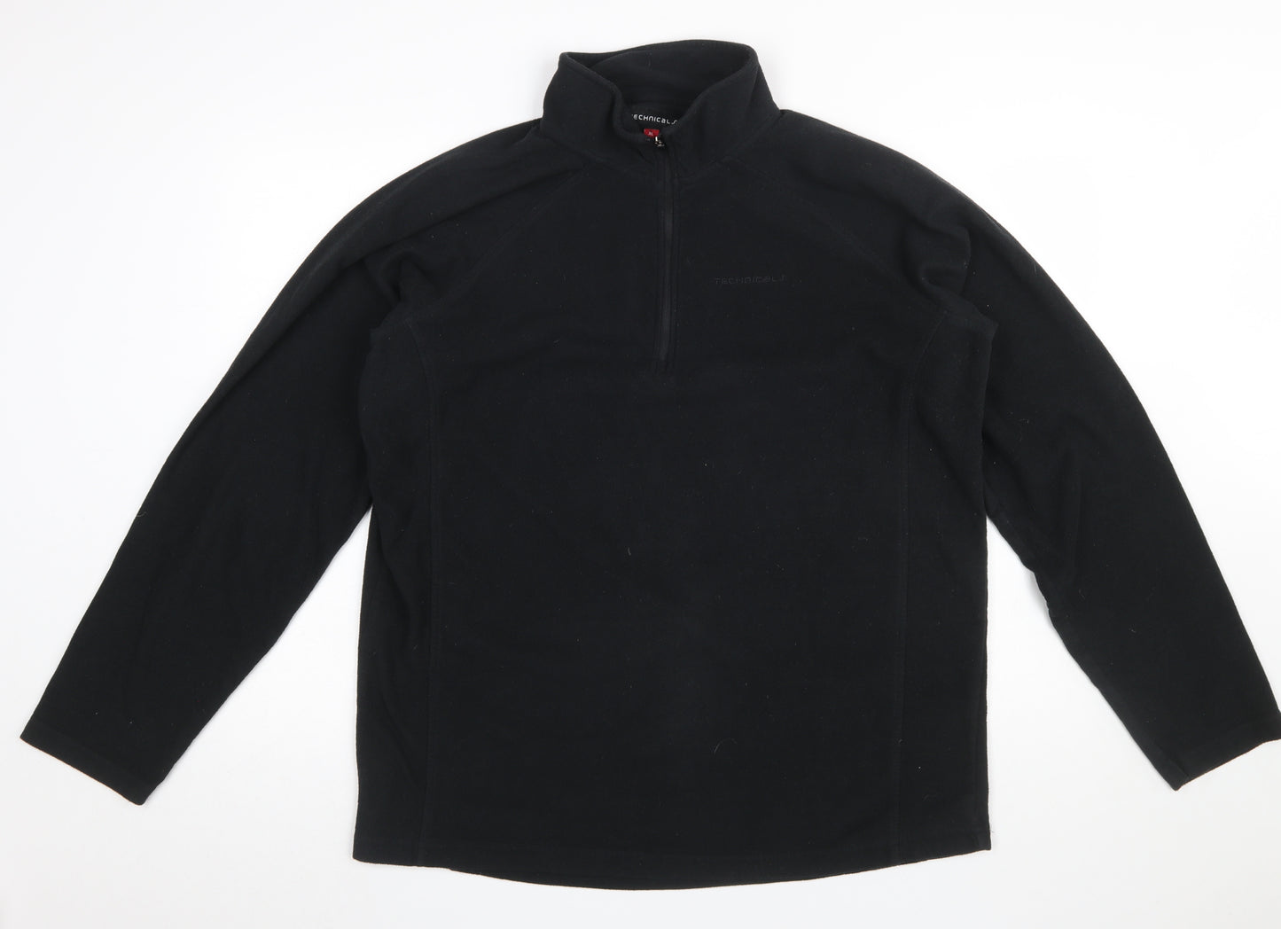 Technicals Men’s Black XL Fleece 1/4 Zip Pullover Sweatshirt