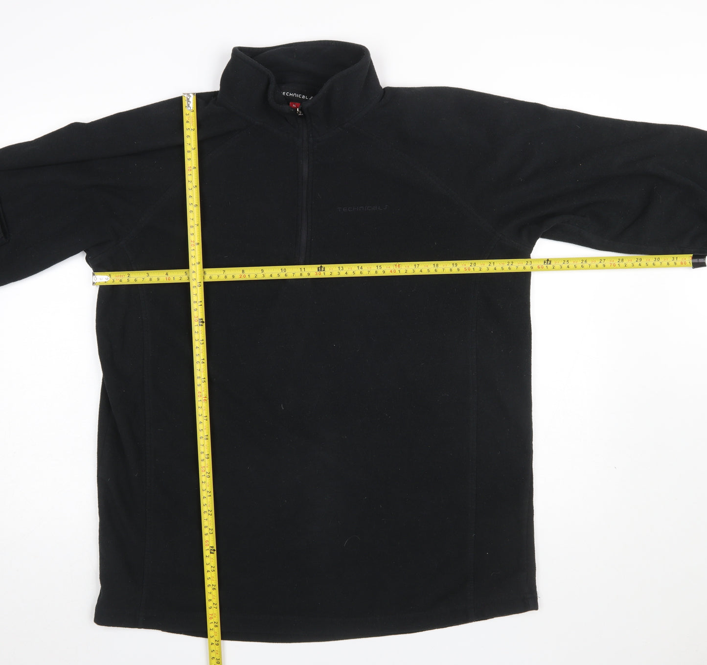 Technicals Men’s Black XL Fleece 1/4 Zip Pullover Sweatshirt