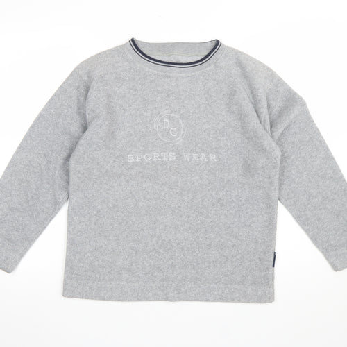 DC Sports Wear Women's Grey Pullover Sweatshirt S/M Casual Warm Top