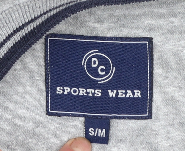 DC Sports Wear Women's Grey Pullover Sweatshirt S/M Casual Warm Top