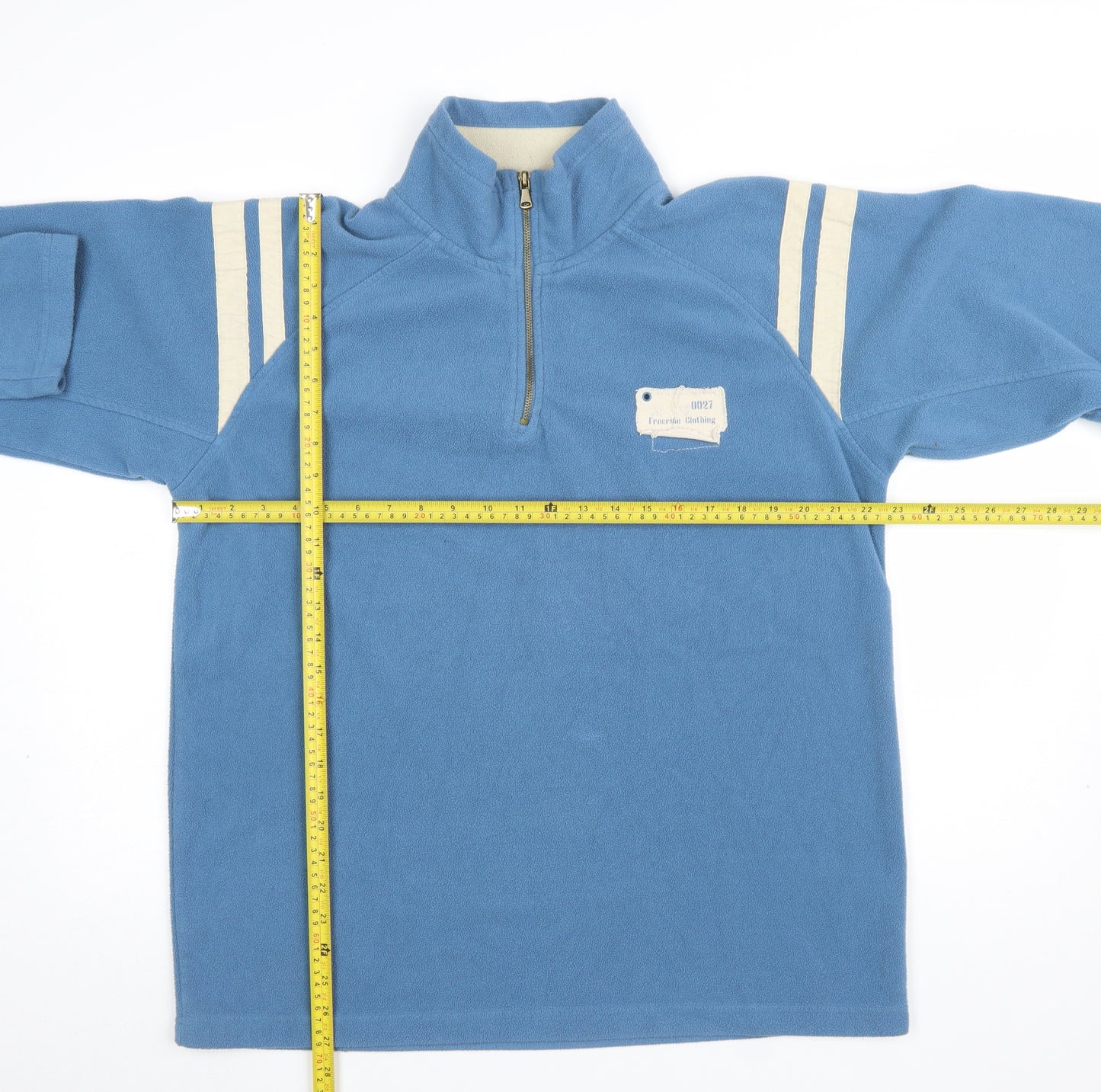 No Fear Men's Blue Fleece 1/2 Zip Pullover Sweatshirt L