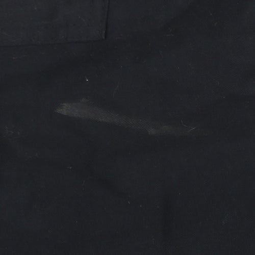 Lee Cooper Men’s Black Cargo Workwear Trousers W32 L31 Polyester Cotton