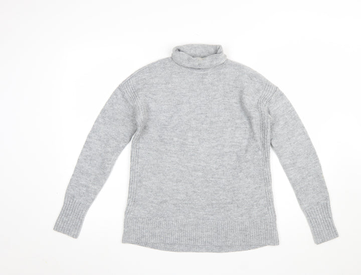 GAP Women's Grey Roll Neck Knit Jumper Size S