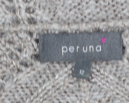 Marks and Spencer Per Una Beige Mohair Blend Women's Size 12 Knit Jumper
