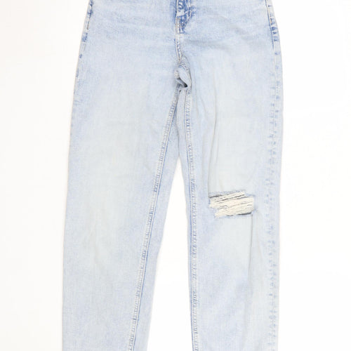 Marks and Spencer Women’s Blue High Rise Mom Jeans Size 8