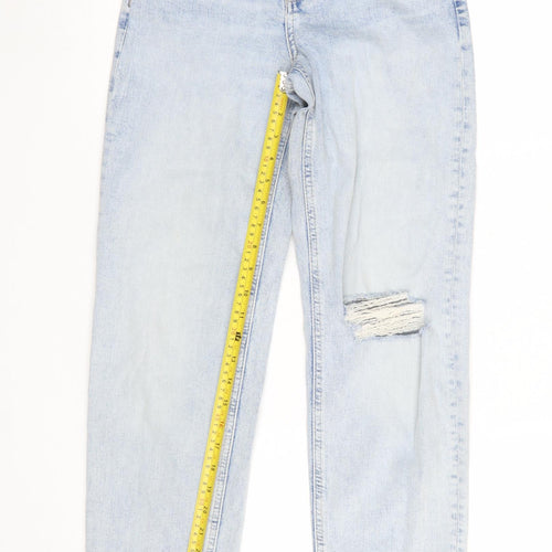 Marks and Spencer Women’s Blue High Rise Mom Jeans Size 8