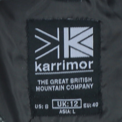 Karrimor Women's Black Hooded Waterproof Jacket UK 12
