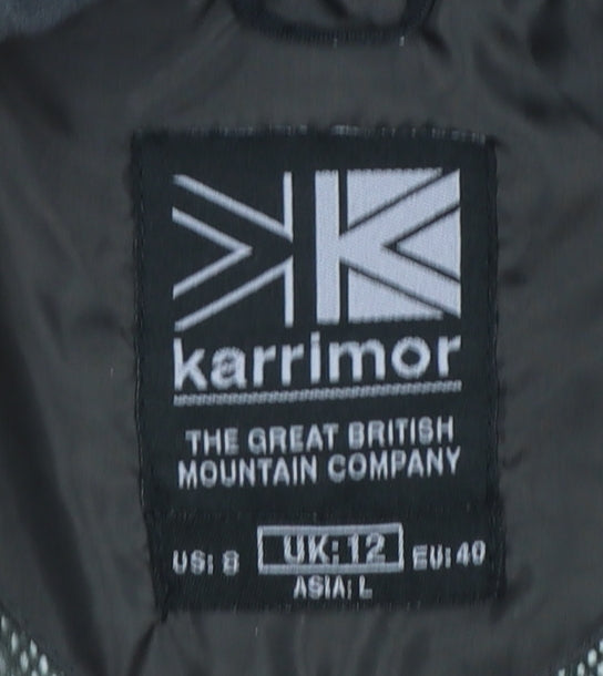 Karrimor Women's Black Hooded Waterproof Jacket UK 12