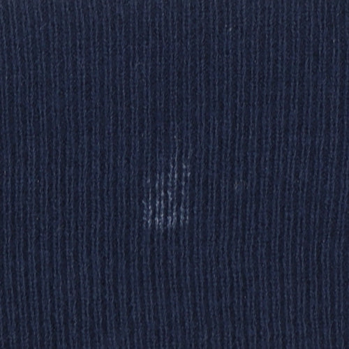 Marks and Spencer Women's Blue Striped Roll Neck Jumper Size 10