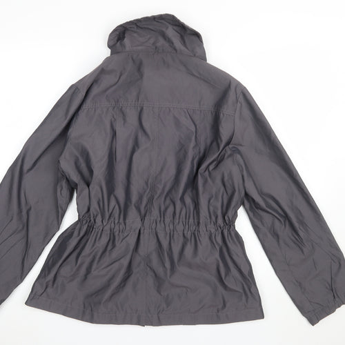 Debenhams Women’s Grey Hooded Anorak Jacket Size 14 Regular