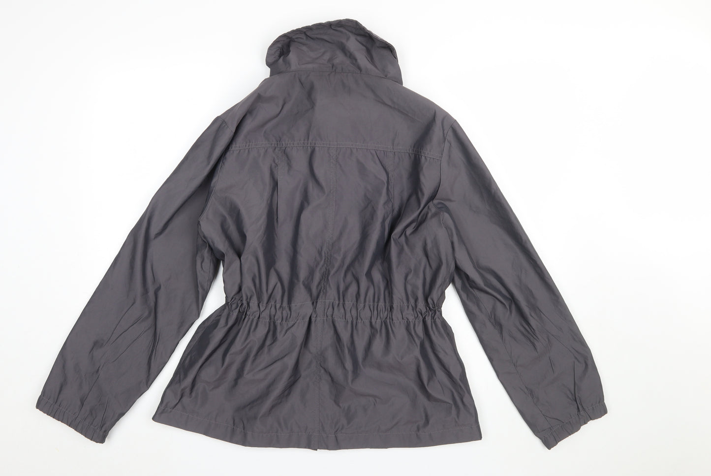 Debenhams Women’s Grey Hooded Anorak Jacket Size 14 Regular