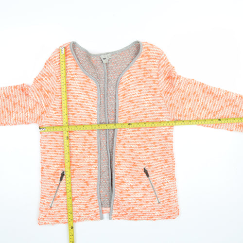 ASOS Women’s Orange Striped Knit Long Sleeve Cardigan UK 12