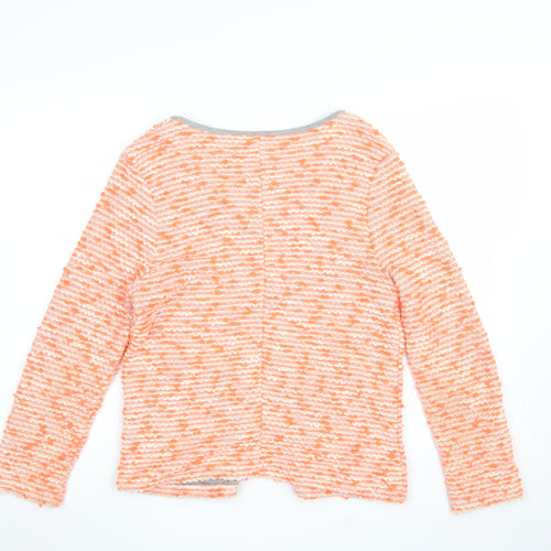 ASOS Women’s Orange Striped Knit Long Sleeve Cardigan UK 12