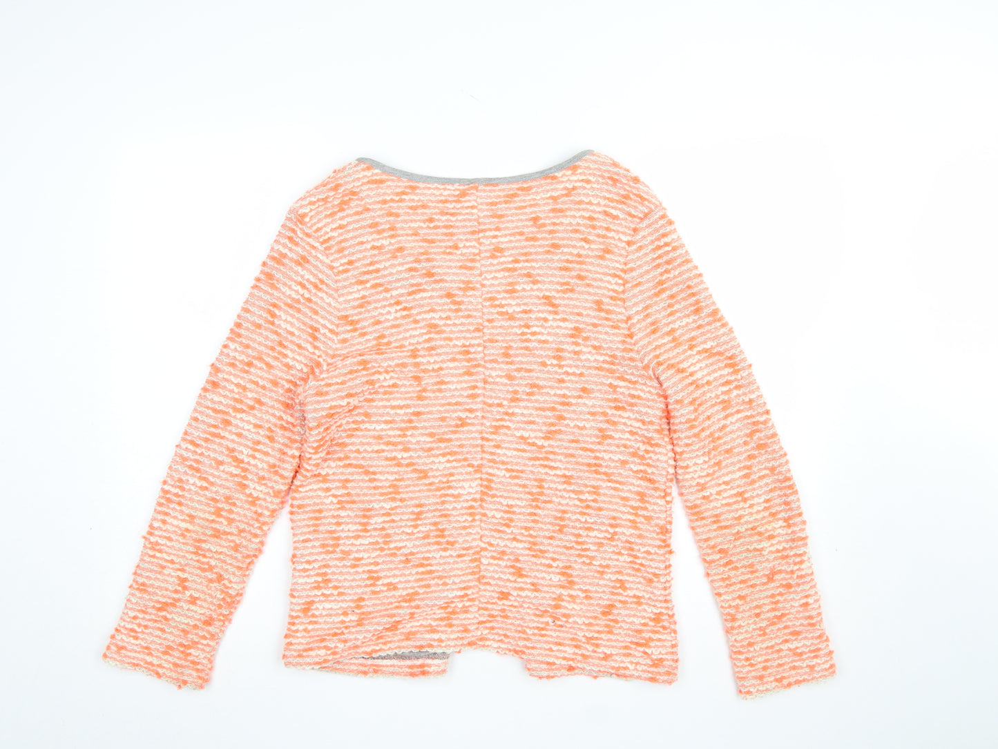 ASOS Women’s Orange Striped Knit Long Sleeve Cardigan UK 12