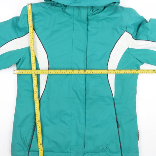 Parallel Womens Green Size 12 Ski Jacket Hooded Waterproof Winter Coat